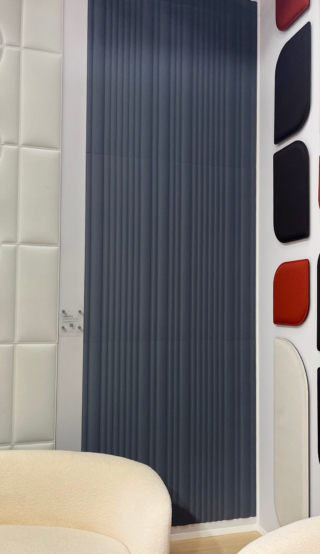 Pannello decorativo fonoassorbente per interni "Marea" di Isolspace disponibile a breve anche con H 280 cm.