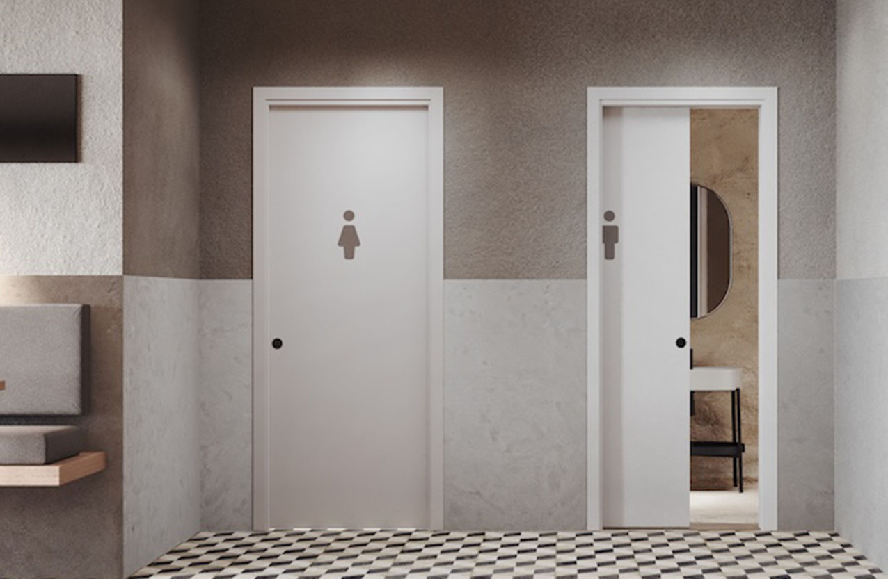 Unico Evo di Ermetika è il controtelaio perfetto per due porte scorrevoli contrapposte. Permette di gestire con efficienza lo spazio abitativo grazie alla sua capacità di ospitare due porte scorrevoli in un'unica struttura. Progettato per massimizzare la funzionalità, questo sistema consente di installare due ante parallele che scorrono in senso inverso, rendendo fluido e lineare l’accesso ad ambienti attigui. Le ante scorrevoli possono essere anche di dimensioni diverse, offrendo massima flessibilità e personalizzazione. Nella misura L 80 x H 210 cm il prezzo del telaio + porta grezza è 1.460 euro + Iva. www.ermetika.com