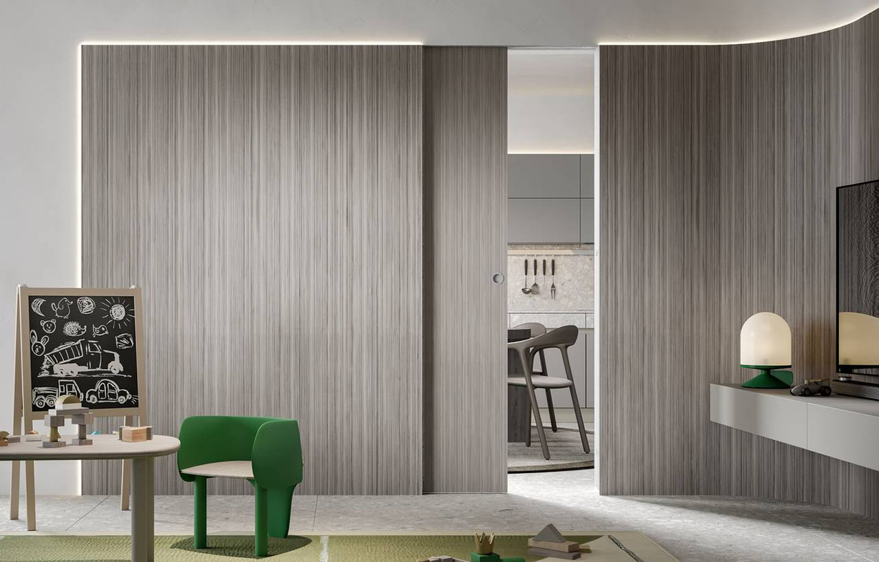 Openbox Fit di Scrigno è il controtelaio a cassa aperta per pareti in cartongesso in versione filo muro, una molla di bloccaggio posizionata nella parte superiore del traverso elimina il frizionamento e garantisce un fissaggio solido e veloce, a favore di una riduzione dei tempi di posa. Dotato di una garanzia di 20 anni è disponibile per pareti in cartongesso da 100 e 125 mm di spessore con un’altezza di 210 cm, in versione ad anta singola e doppia. Il prezzo è a partire da 440 euro + Iva. www.scrigno.it