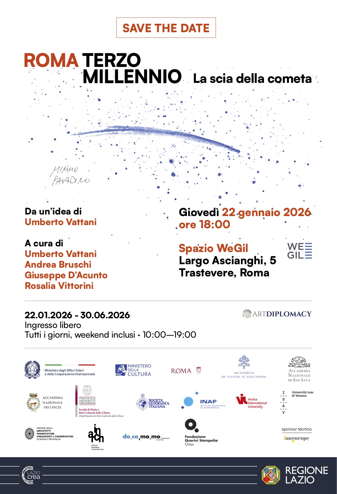 Mostra Roma Terzo Millennio. La scia della cometa - Roma - Cose di Casa