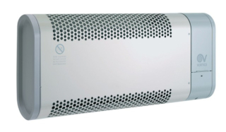 I pannelli, frontali e posteriori, e le griglie dei termoventilatori miniaturizzati Microrapid® sono in acciaio verniciato con vernice antigraffio