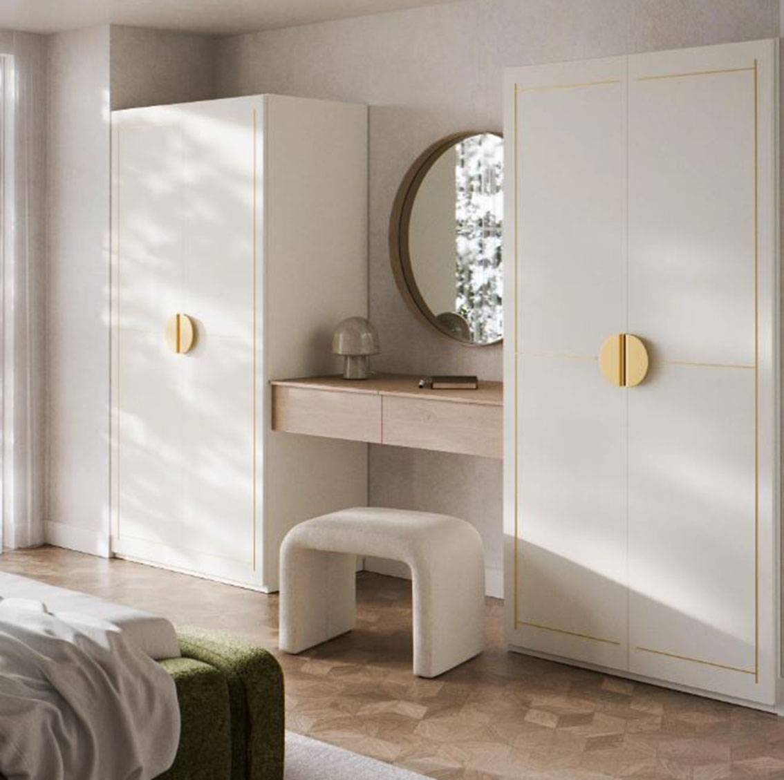 L'armadio Denise di Westwing Collection ha due ante battenti, nella finitura bianco opaco, impreziosite da maniglie design in metallo color oro. Può essere utilizzato anche in coppia per dare vita a soluzioni personalizzate. Misura L 100 x P 62 x H 200 cm. Prezzo 1.199 euro. https://www.westwing.it L'armadio Denise di Westwing Collection ha due ante battenti, nella finitura bianco opaco, impreziosite da maniglie design in metallo color oro. Può essere utilizzato anche in coppia per dare vita a soluzioni personalizzate. Misura L 100 x P 62 x H 200 cm. Prezzo 1.199 euro. https://www.westwing.it
