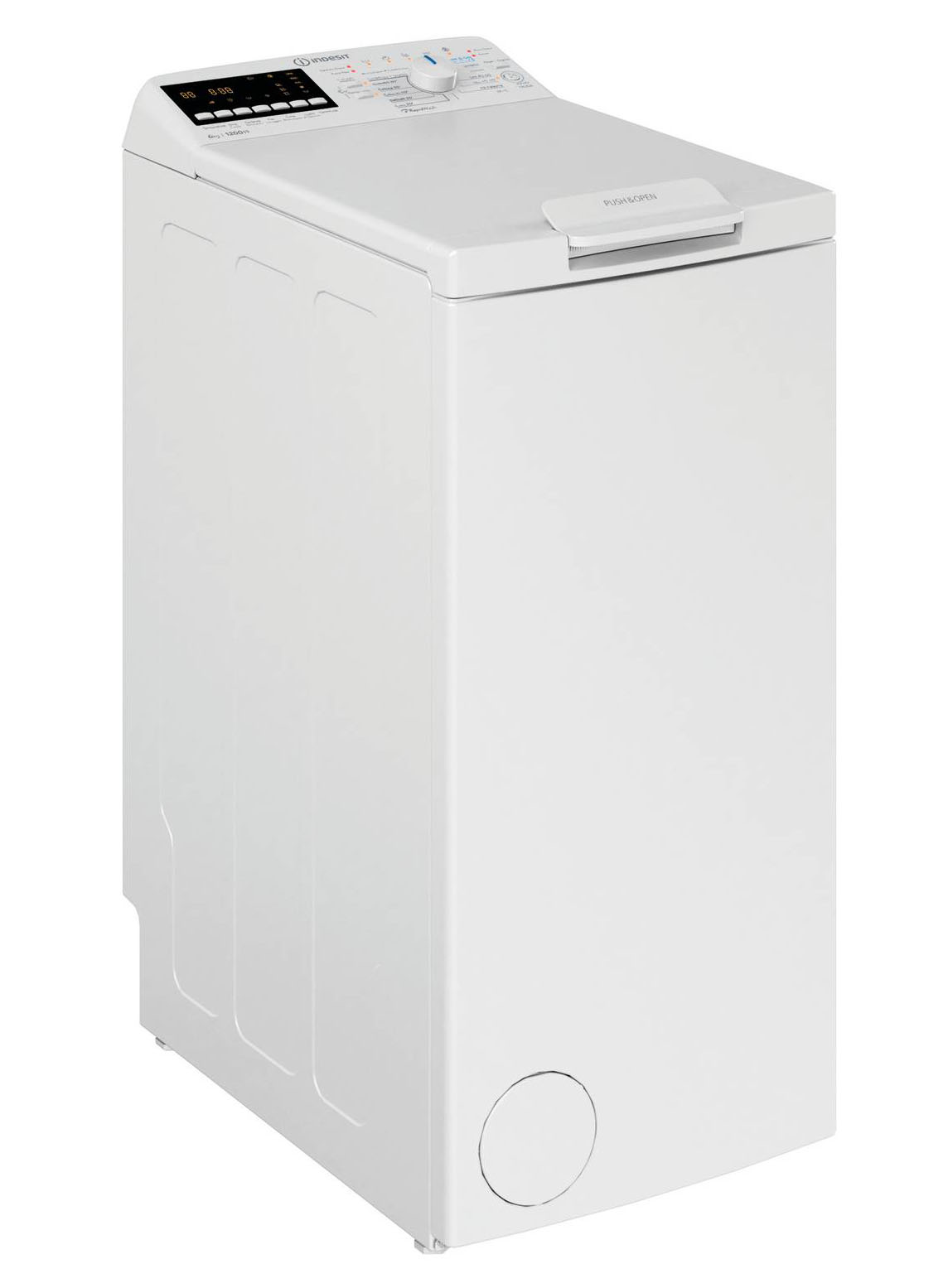 In classe B, la lavatrice BTW S6251P IT di Indesit ha programma quotidiano Turn&Go da 45 minuti. Capiente 6 kg, ha motore Inverter che la rende silenziosa e partenza ritardata per programmare i cicli di lavaggio durante la giornata. La centrifuga è di 1.200 giri/min. Misura L 40 x P 60 x H 90 cm. Prezzo 449 euro. www.indesit.it