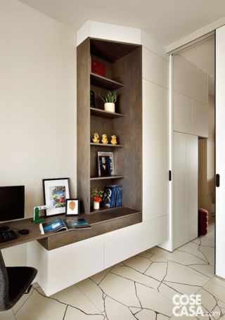 mobile con scrivania studio