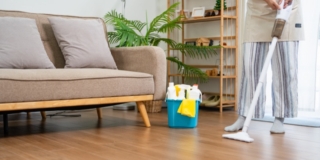 Pavimento laminato pulizia