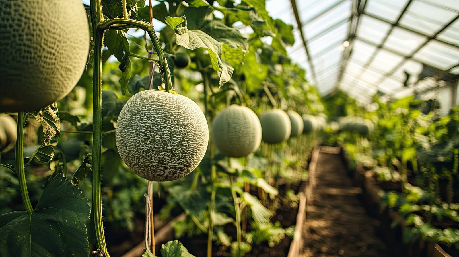 La pianta del melone necessita di un terreno molto ricco di sostanze nutritive, poco acido e totalmente privo di ristagni d'acqua.