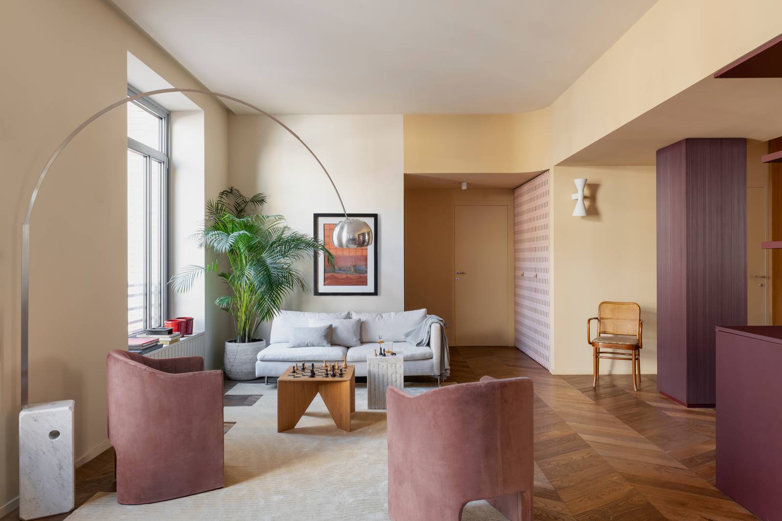 soggiorno progetto KickOffice e Mo1950. Foto Jessica Soffiati soggiorno progetto KickOffice e Mo1950. Foto Jessica Soffiati