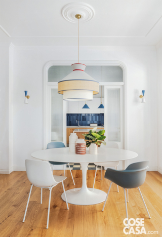 tavolo da pranzo rotondo bianco