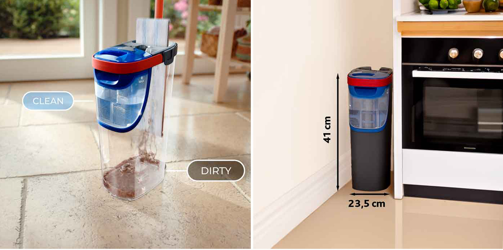 Vileda H2PrO Flat Mop