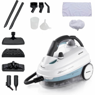 XVapor Deluxe è un prodotto di Ariete, un pulitore a vapore mobile dalla lunga autonomia e una potenza di 1500 watt. Prezzo: 94,54 euro su amazon.it XVapor Deluxe è un prodotto di Ariete, un pulitore a vapore mobile dalla lunga autonomia e una potenza di 1500 watt. Prezzo: 94,54 euro su amazon.it