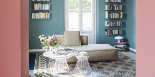 Casa con cementine di recupero