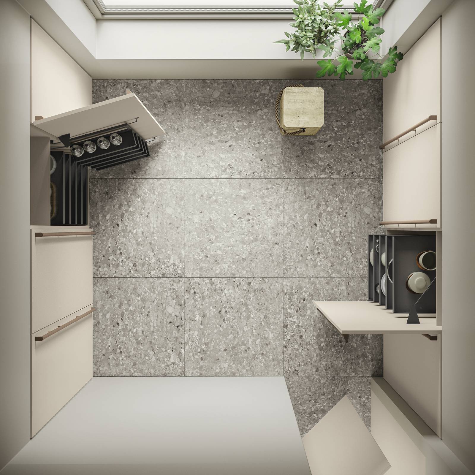 Colonne dispensa apertura 180° o base ad angolo