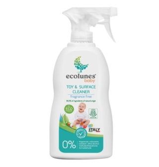 Ecolunes Detergente per giocattoli e superfici rimuove facilmente macchie, sporco e grasso, lasciando le superfici pulite e sicure per il bambino. Contiene il 99,5% di ingredienti di origine naturale, garantendo una pulizia efficace senza sostanze chimiche nocive. È quindi adatto per tutte le superfici con cui il bambino entra in contatto, compresi giocattoli e tavoli. Prezzo 17,99 euro. www.amazon.it Ecolunes Detergente per giocattoli e superfici rimuove facilmente macchie, sporco e grasso, lasciando le superfici pulite e sicure per il bambino. Contiene il 99,5% di ingredienti di origine naturale, garantendo una pulizia efficace senza sostanze chimiche nocive. È quindi adatto per tutte le superfici con cui il bambino entra in contatto, compresi giocattoli e tavoli. Prezzo 17,99 euro. www.amazon.it