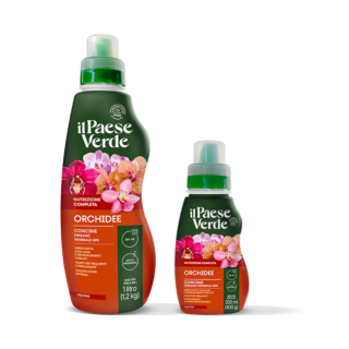 Orchidee de Il Paese Verde è un concime organo minerale specifico per il nutrimento di tutti i tipi di orchidee, che apporta in maniera bilanciata tutti gli elementi nutritivi utili e assicura fioriture frequenti e prolungate. https://ilpaeseverde.it/prodotto/orchidee/