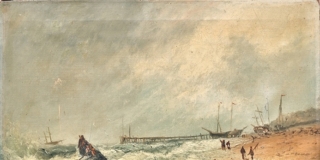 Monet_Tempesta a Sainte-Adresse