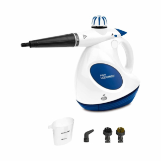 Il Vaporetto Polti è uno degli strumenti a vapore più conosciuti. La pistola è leggera e maneggevole, ideale per le pulizie domestiche e interventi mirati. Ha 5 accessori in dotazione, dalla lancia al concentratore finoj allo spazzolino. Prezzo: 41,99 euro su amazon.it Il Vaporetto Polti è uno degli strumenti a vapore più conosciuti. La pistola è leggera e maneggevole, ideale per le pulizie domestiche e interventi mirati. Ha 5 accessori in dotazione, dalla lancia al concentratore finoj allo spazzolino. Prezzo: 41,99 euro su amazon.it