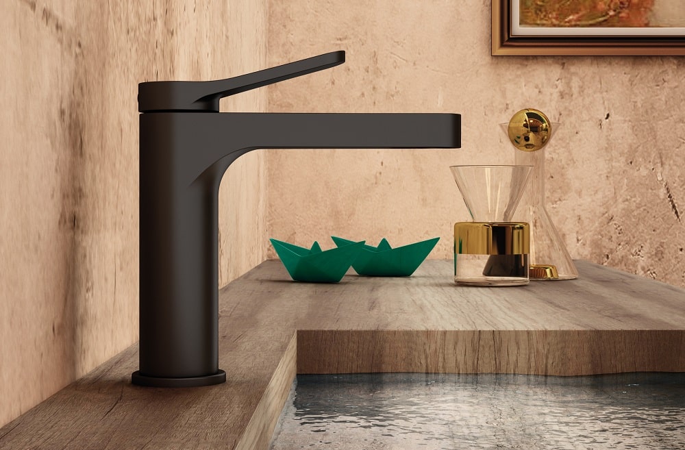 Rubinetto per lavabo Mariner Kobra con lavabo a incasso