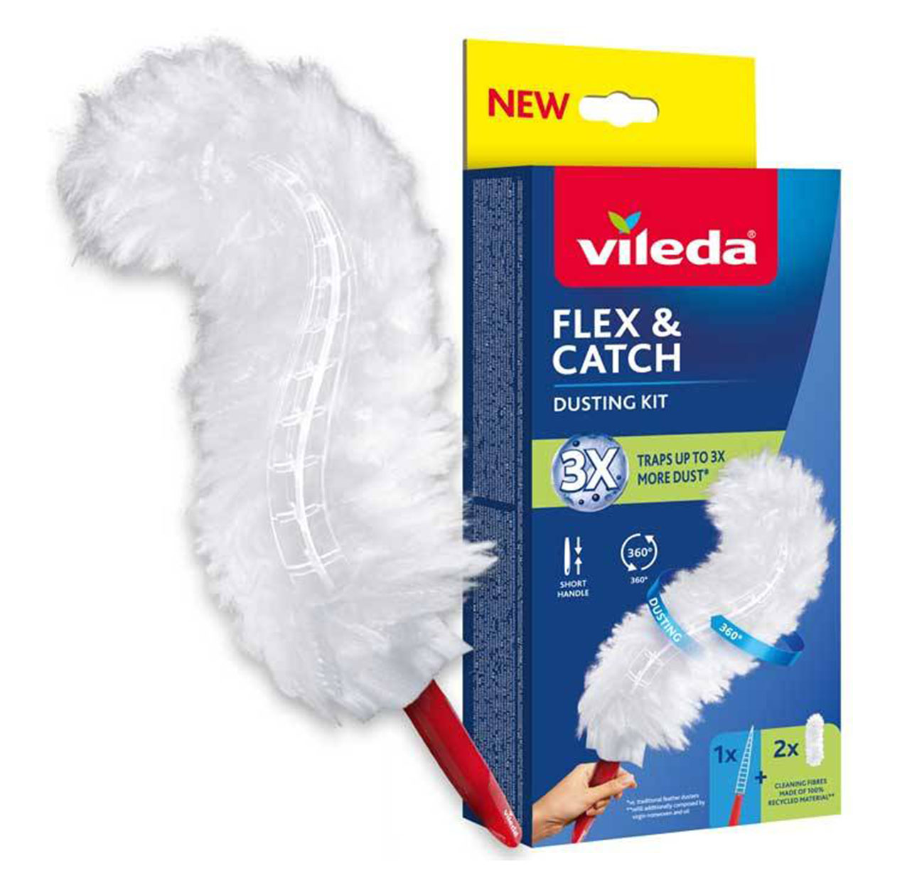 Vileda FLEX&CATCH manico corto