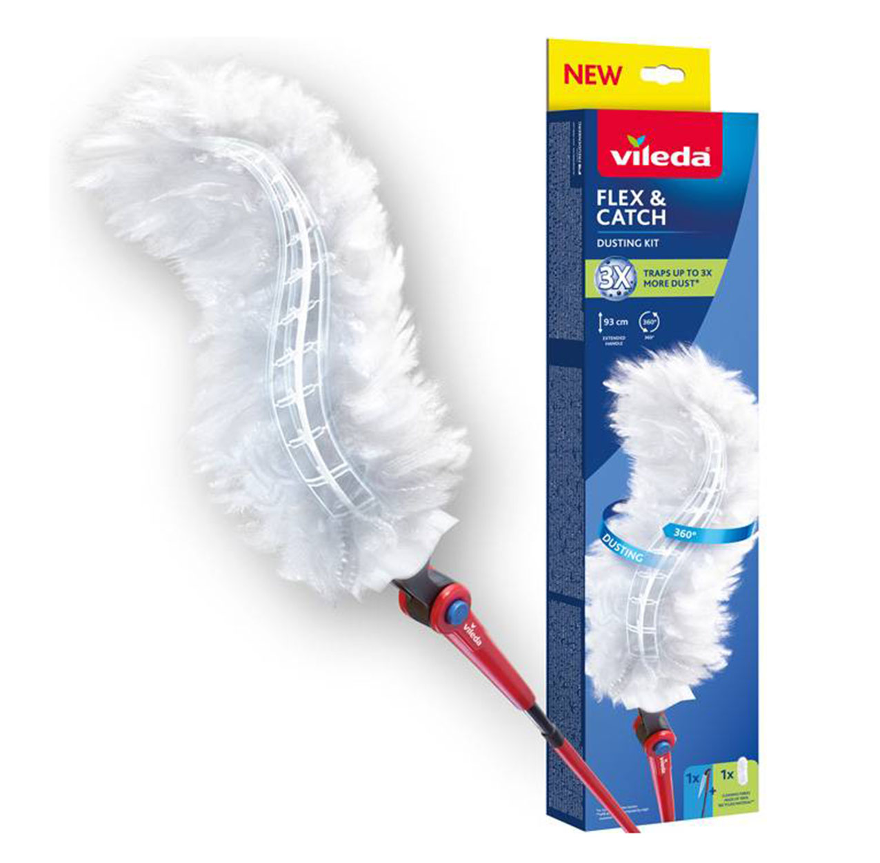 Vileda FLEX&CATCH manico lungo