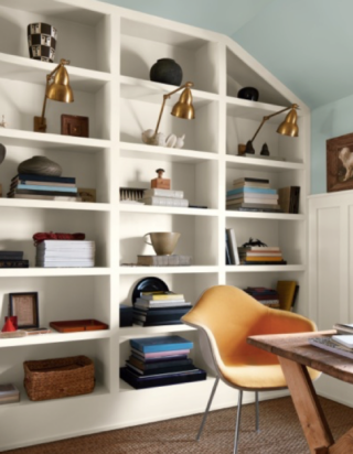 angolo studio azzurro chiaro benjamin moore