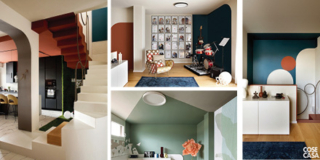 Una casa con 10 idee speciali per il colore di pareti e soffitti