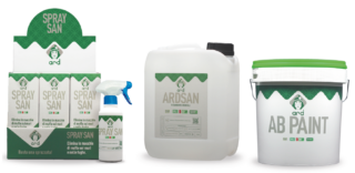 Il ciclo antimuffa di Ard Raccanello risana gli ambienti in 3 passaggi: SPRAY SAN, soluzione concentrata spray per eliminare le macchie scure da pareti e fughe delle piastrelle,
ARDSAN, risanante murale pronto all’uso per la pulizia
e il ripristino di superfici particolarmente infestate,
dall’azione preventiva e da utilizzare prima del trattamento
con l’idropittura AB PAINT lavabile, antimuffa e antialga.
Prezzi da rivenditore. www.ard-raccanello.it