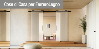 Porte in vetro FerreroLegno per modulare luce, privacy e profondità negli interni