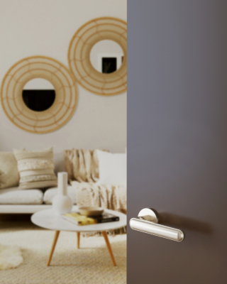 Decima
design Brian Sironi 2023La nuova maniglia Decima, quando la forma del manufatto entra in empatia con  la persona.
Il nome ricorda la collaborazione proficua tra l’azienda e  il designer Brian Sironi :questa è la decima maniglia che il progettista ha studiata per Frascio.
Decima è  una maniglia moderna,  archetipo attualizzato con un  frontale che è un morbido volume  ergonomico,  fisico e  cognitivo.
La maniglia ha una linea semplicemente elegante, con una bellezza che si apprezza anche nel comfort dell’impugnatura.
Presentata in occasione delle partecipazione a varie rassegne fieristiche, Decima è stata tra le proposte che hanno suscitato attenzione tra gli operatori ed i professionisti, con grande soddisfazione Frascio che per questa maniglia ha pensato una ricca declinazione finiture, qui di seguito :
CROMO LUCIDO / POLISHED CHROME
CROMO SATINATO / SATIN CHROME
OTTONE SATINATO / SATIN BRASS
NICKEL SATINATONERO OPACO / MATT BLACK
BRONZO TREND / TREND BRONZE
ANTICO OPACO / ANTIQUE MATT