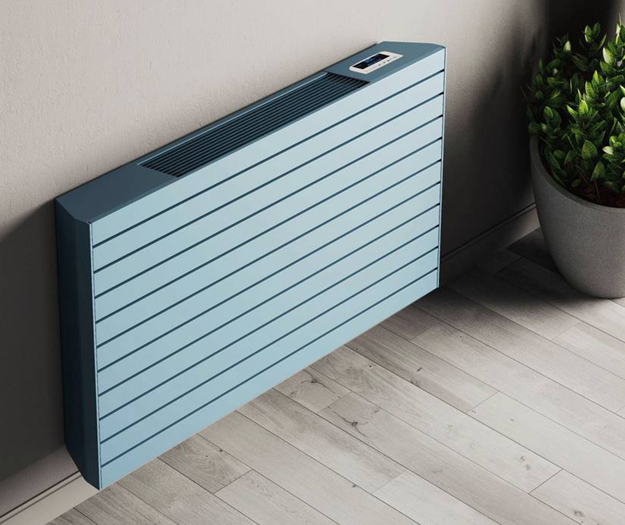 Il radiatore ventilatore caldo-freddo SOFI HC di Cordivari ha anche la modalità di deumidificazione. Da 1.750 euro. www.cordivari.it