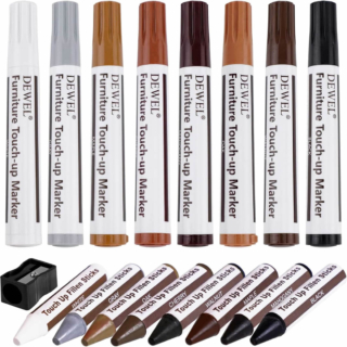 Il pennarello per il ritocco del legno permette di colorare e riempire i piccoli graffi per un risultato finale impeccabile. Prezzo: 14,99 euro per il kit da 17 pennarelli su amazon.it Il pennarello per il ritocco del legno permette di colorare e riempire i piccoli graffi per un risultato finale impeccabile. Prezzo: 14,99 euro per il kit da 17 pennarelli su amazon.it