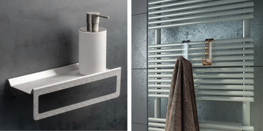 Accessori bagno che non richiedono di forare le pareti