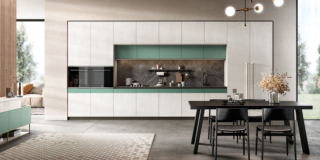 cucina con tanti pensili di moretti compact cucine
