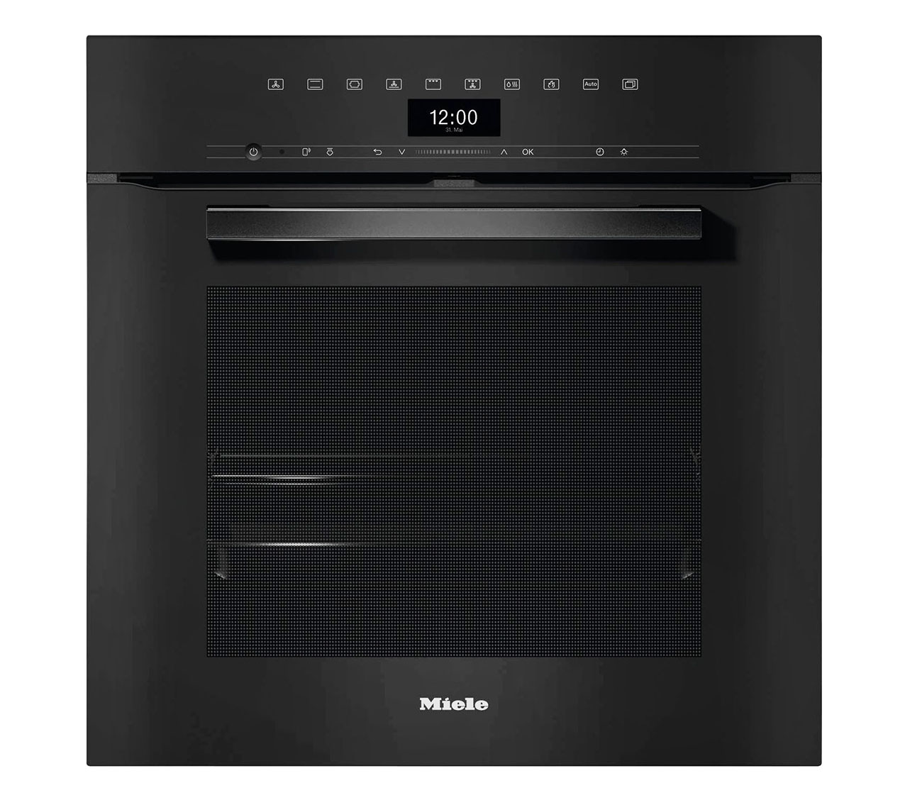 Il forno Gold H 7464 BP Nero Ossidiana di Miele cuoce su 5 ripiani e grazie ai programmi automatici è possibile cuocere più pietanze contemporaneamente: avvisa quando è il momento di inserire le diverse pietanze in base alla temperatura e ai tempi necessari per le diverse preparazioni. Pirolitico, cuoce anche a vapore e ha la funzione TasteControl che impedisce il proseguimento della cottura del cibo mentre lo mantiene caldo. In classe di efficienza A+, è capiente 76 litri ed è gestibile da App. Prezzo 3.649 euro. www.miele.it