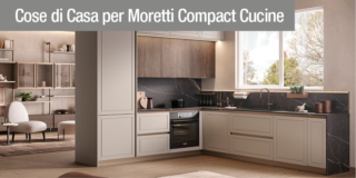 Un sistema autoportante di Moretti Compact Cucine, premiato a Parigi, libera la progettazione dalla presenza delle pareti