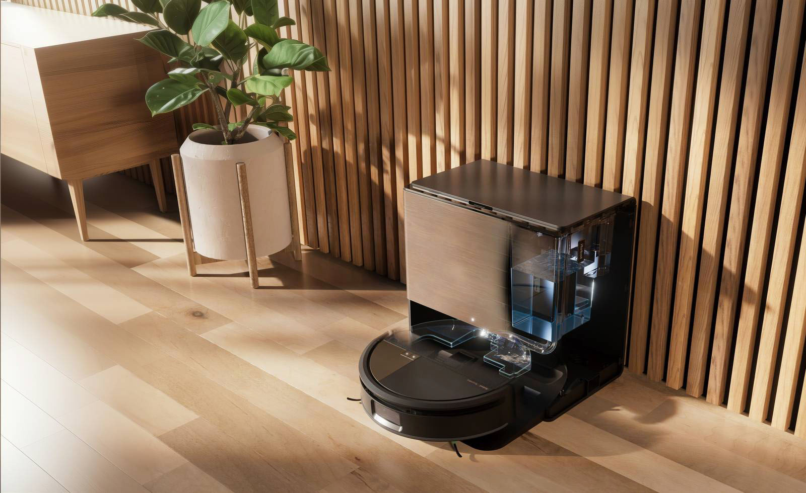 Per 75 giorni il robot Roomba Max 705 Combo con base AutoWash™ di iRobot svuota automaticamente lo sporco secco, lava e asciuga il rullo con aria calda, e ricarica la batteria senza alcun intervento manuale. Dotato di aspirazione ultrapotente, doppie spazzole in gomma anti-groviglio e sensori intelligenti, elimina polvere, peli e detriti anche negli angoli più difficili. La mappatura 3D con LiDAR abbinata alla funzionalità PrecisionVision AI riconosce oggetti, evita ostacoli e adatta il percorso con precisione. È controllabile tramite app e utilizzabile i comandi vocali con Alexa, Siri o Google Assistant. Con base di ricarica e svuotamento, misura L 43 x P 29 x H 43 cm. Prezzo 1.099 euro www.irobot.it Per 75 giorni il robot Roomba Max 705 Combo con base AutoWash™ di iRobot svuota automaticamente lo sporco secco, lava e asciuga il rullo con aria calda, e ricarica la batteria senza alcun intervento manuale. Dotato di aspirazione ultrapotente, doppie spazzole in gomma anti-groviglio e sensori intelligenti, elimina polvere, peli e detriti anche negli angoli più difficili. La mappatura 3D con LiDAR abbinata alla funzionalità PrecisionVision AI riconosce oggetti, evita ostacoli e adatta il percorso con precisione. È controllabile tramite app e utilizzabile i comandi vocali con Alexa, Siri o Google Assistant. Con base di ricarica e svuotamento, misura L 43 x P 29 x H 43 cm. Prezzo 1.099 euro www.irobot.it