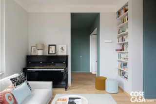 soggiorno divano bianco