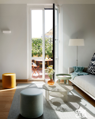 soggiorno vista terrazzo