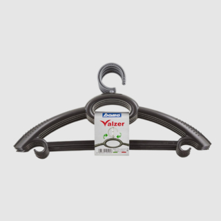 Valzer è la serie di grucce appendiabiti con gancio girevole e spallette rinforzate. https://www.bamagroup.com/prodotto/casalinghi-produttore/grucce-appendiabiti-valzer/