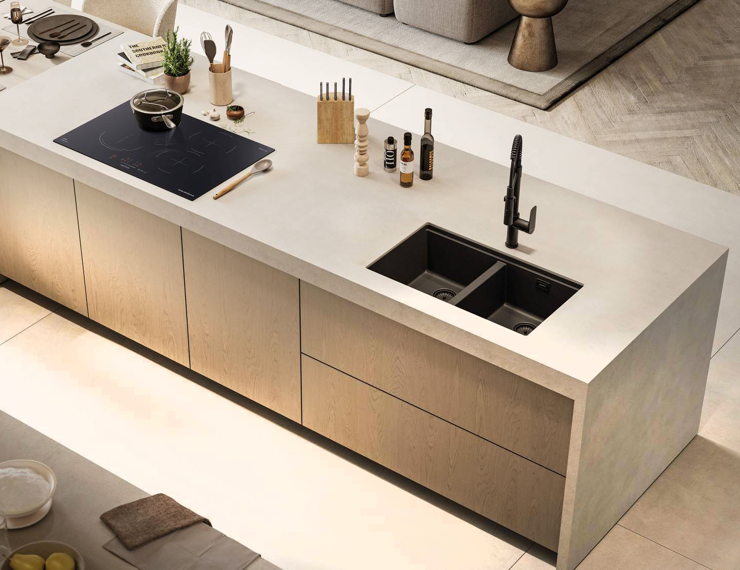 e·line, è la nuova collezione di prodotti completamente elettrici di Glem Gas, che unisce la maestria artigianale italiana alle tecnologie più avanzate per il risparmio energetico. La gamma rappresenta la soluzione ideale per chi desidera una cucina completamente gasfree, offrendo un ecosistema coordinato e integrato di prodotti totalmente elettrici. Vengono quindi proposti piani ad induzione di diverse dimensioni con comandi touch e tecnologia Bridge per la gestione di zone di cottura ampie. I nuovi piani raggiungono potenze fino a 7.200 watt, con funzioni Booster e Flexi Total Power per un controllo dei consumi. www.glemgas.com
FTK Pad. 2 Stand 26