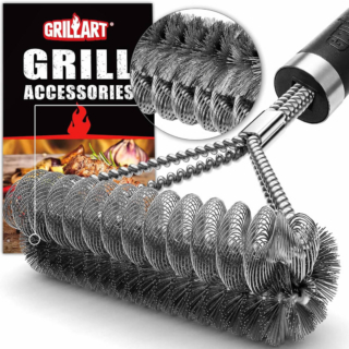 La spazzola per barbecue senza setole e filo combinato di Grillart è tra i best seller per una pulizia rapida, sicura ed efficiente. Prezzo: 21,90 euro su amazon.it