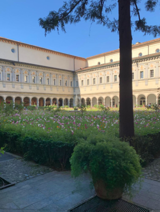 Gucci Memoria ai Chiostri di San Simpliciano, in Piazza Paolo VI
