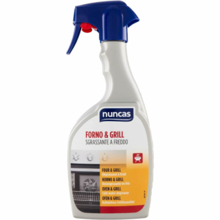 Forno & Grill di Nuncas è uno spray detergente a freddo che rimuove le incrostazioni. Prezzo: 6,99 euro su amazon.it