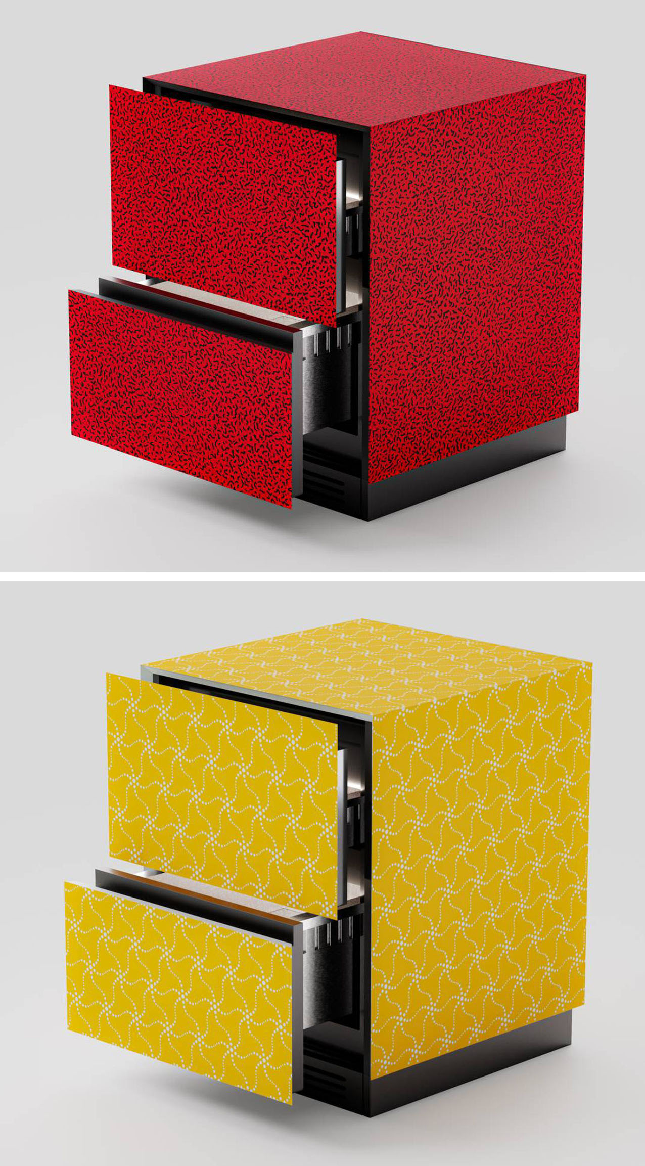 Signature Kitchen Suite prosegue il proprio percorso volto a portare l’elettrodomestico oltre lo spazio cucina, con una nuova capsule collection che esplora il valore espressivo della superficie. Nasce Tracce, sviluppata in collaborazione con Abet Laminati, che recupera e rielabora alcuni pattern storici firmati dai protagonisti del design radicale milanese. La collezione riveste gli elettrodomestici sottopiano SKS, il vino cantina e il frigorifero convertibile, trasformandoli in elementi dal forte impatto visivo e narrativo. Le grafiche selezionate rendono omaggio a figure che hanno saputo ridefinire i codici del progetto, anticipando nuovi linguaggi e approcci. Tra queste, Bacterio di Ettore Sottsass (nelle varianti rosso e giallo), Digital Circus di Alessandro Mendini e Misura del collettivo Superstudio (nelle versioni rosso e blu).
www.sksappliances.eu
Fuorisalone 	Signature Kitchen Suite Showroom via Manzoni 47 Milano