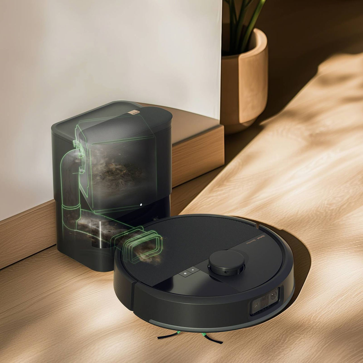 Grazie a una potenza di 13.000 Pa, Roomba® Max 705 di iRobot estrae efficacemente lo sporco da tappeti e pavimenti duri. Il sistema a doppie spazzole in gomma anti-groviglio è progettato specificamente per chi ha animali domestici, poiché cattura peli e detriti evitando fastidiose ostruzioni. La navigazione è affidata alla tecnologia ClearView™ Pro LiDAR integrata con l'AI PrecisionVision™: questo binomio permette di mappare la casa in 3D e riconoscere ostacoli complessi come cavi o imprevisti domestici. Grazie alla AutoEmpty™ Dock, il robot si svuota autonomamente garantendo fino a 75 giorni di totale indipendenza. Ø 37 cm, la dock station misura L 43 x P 28 x H 43 cm. Prezzo 449 euro. www.irobot.it