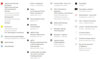 legenda mappa salone mobile 2026