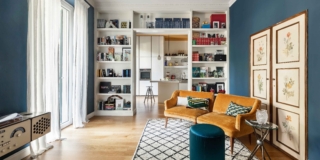 116 mq ristrutturati: casa d’epoca in stile classico con tocchi contemporanei