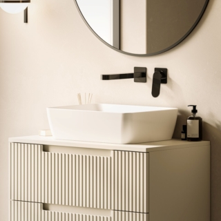 Il mobile sospeso Trames C 60 di GSI è dotato di gole verticali e di una caratteristica gola centrale. Questa collezione è pensata sia per lavabi da incasso sia per lavabi da appoggio, è disponibile per modelli con una o due altezze di cassetto e con ante a battente in un’ampia gamma di colori laccati opachi. Il modello in foto misura L 60 x P 50 x H 52 cm
Prezzo, Iva esclusa, 1.016 euro. www.gsiceramica.it Il mobile sospeso Trames C 60 di GSI è dotato di gole verticali e di una caratteristica gola centrale. Questa collezione è pensata sia per lavabi da incasso sia per lavabi da appoggio, è disponibile per modelli con una o due altezze di cassetto e con ante a battente in un’ampia gamma di colori laccati opachi. Il modello in foto misura L 60 x P 50 x H 52 cm
Prezzo, Iva esclusa, 1.016 euro. www.gsiceramica.it