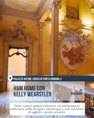 Palazzo Acerbi con interni barocchi per H&M Home con Kelly Wearstler.