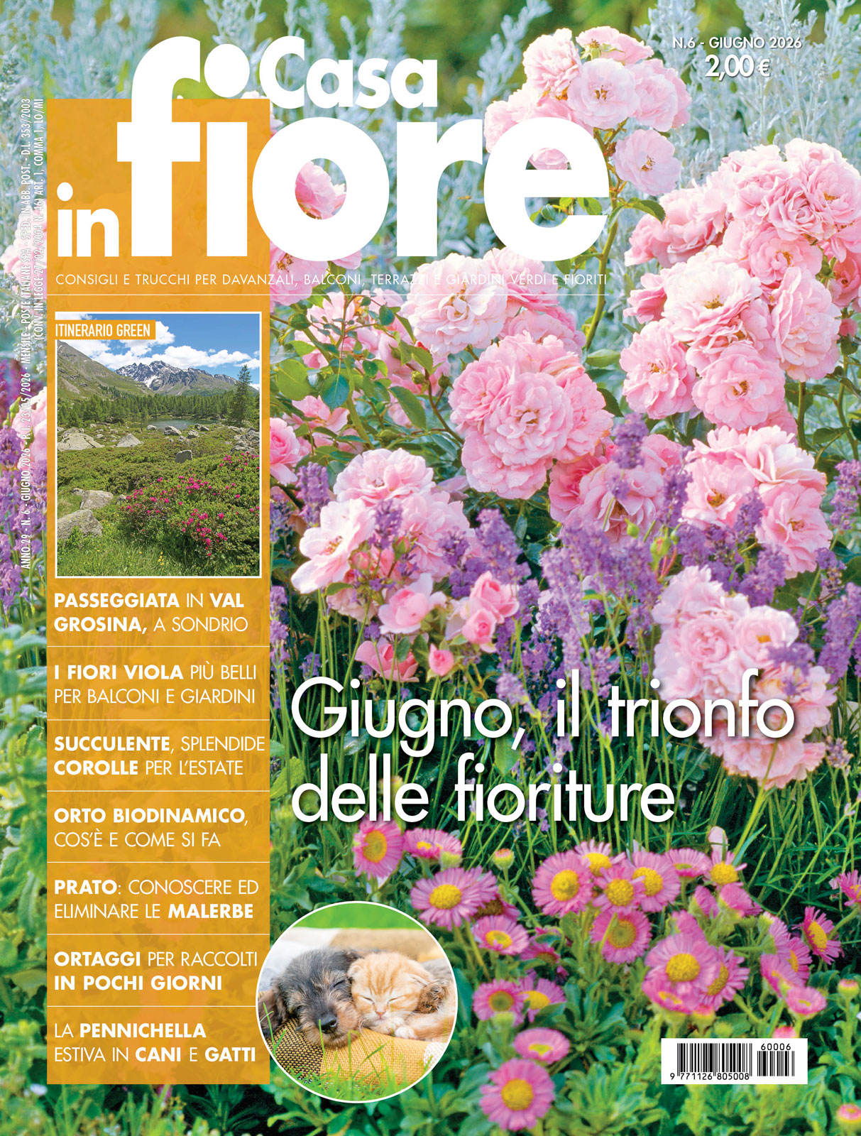 Casa in Fiore di giugno 2026, in edicola dal 23 maggio Casa in Fiore di giugno 2026, in edicola dal 23 maggio