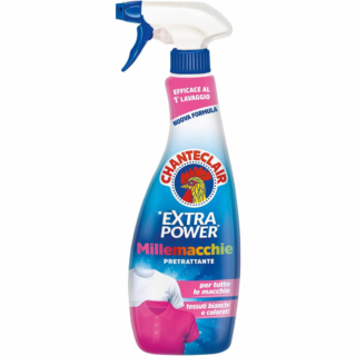 Da Chanteclair lo spray Millemacchie Extra Power, da usare sempre come pretrattante per rimuovere lo sporco dai tessuti. Basta spruzzare sulle macchie, lasciare agire e poi procedere con il lavaggio adeguato. Prezzo: 1,99 euro su amazon.it Da Chanteclair lo spray Millemacchie Extra Power, da usare sempre come pretrattante per rimuovere lo sporco dai tessuti. Basta spruzzare sulle macchie, lasciare agire e poi procedere con il lavaggio adeguato. Prezzo: 1,99 euro su amazon.it